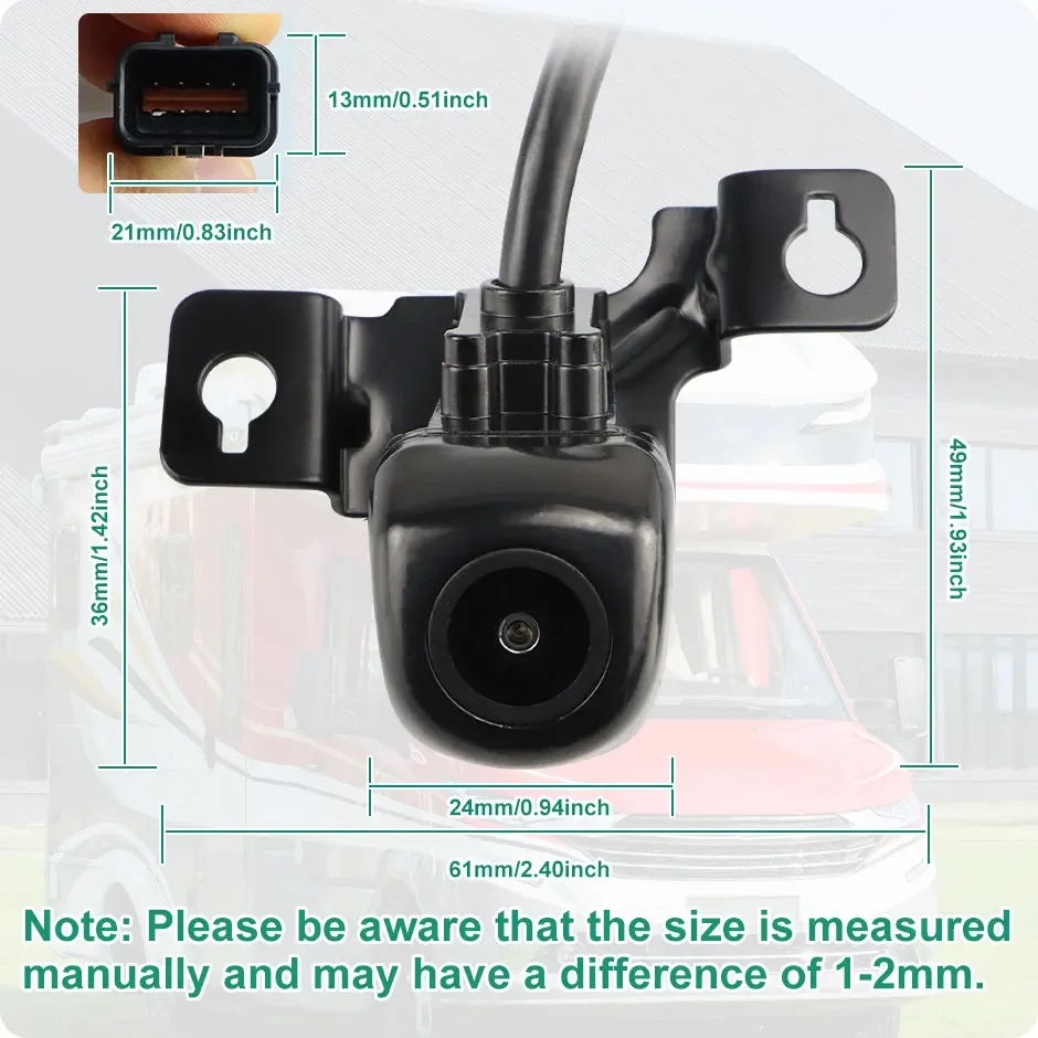 GreenYi Car Rear View Camera For Hyundai Santa Fe 2016 2017 2018 Backup Parking 95760-2W640 95760-2W641 A52-74-0019 HY1960163