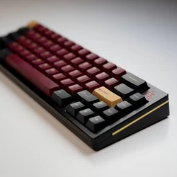 CNC Milling Keyboard Kit Rose Gold Kyuu Keyboard Case CNC Metal Mechanical Keyboard Kit Keyboard Bottom Case Top Case Weight