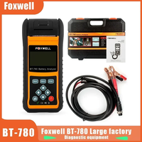 FOXWELL BT780 12V Battery Tester 0-1000A Car AGM GEL EBP Batteries Analyzer Built-in Printer car accessories battery monitor