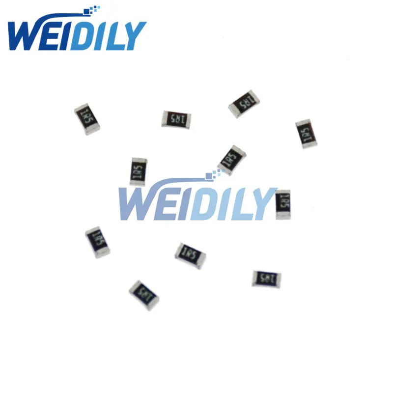 100PCS 0603 SMD 1/8W Chip Resistor 5% 0 ohm ~ 10M 1R 10R 51R 1K 5.1K 10K 100K 10 75 100 330 ohm 10R 100R 330R 1M 3M3 Resistance