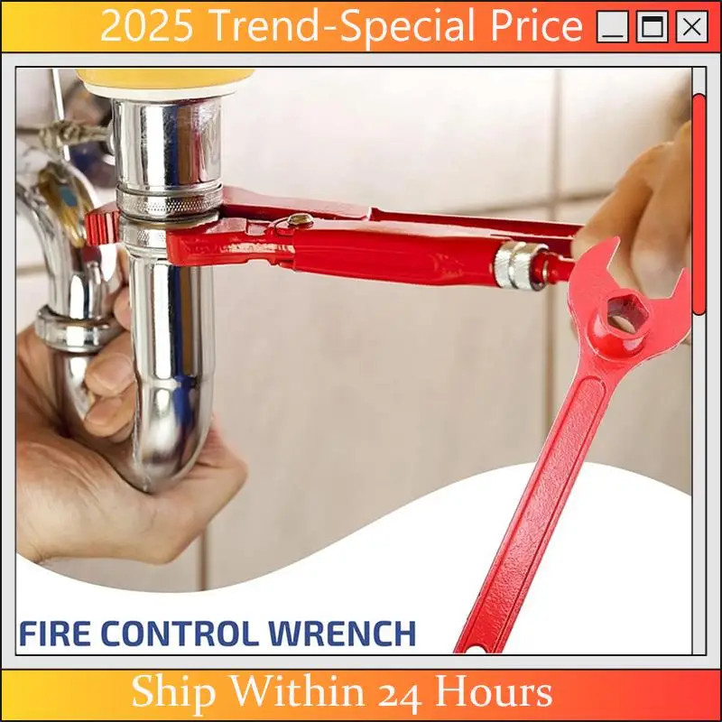 

A61Z Deals Fire Wrench, Ratchet Wrenches, Fire Hydrant Valve Key ,Hydrant Wrench,Emergency Wrench, Emergency Fire-Fighting Wrenc