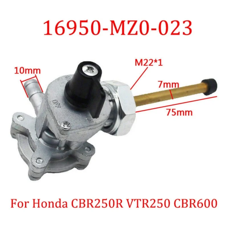 

Fuel Valve Petcock 16950-MV9-023 Fits for Honda CBR600F CBR600F2 CBR600F3 CBR900RR CBR919 Hornet Nighthawk CB750 CB1300 Intercep