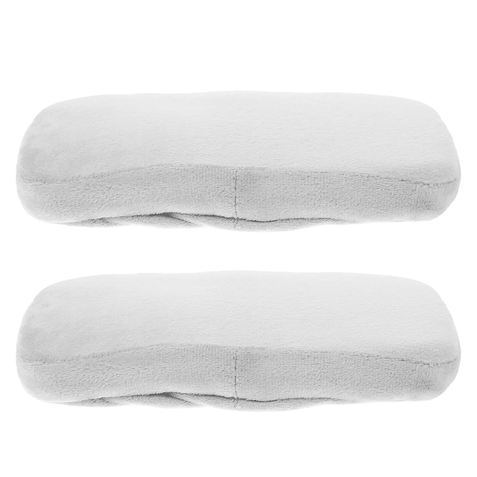 

2Pcs Memory Foam Armrest Pads for Office Chair Elbow Support Cushion Cover Easy Clean Removable Slipcovers for Work Study Gaming