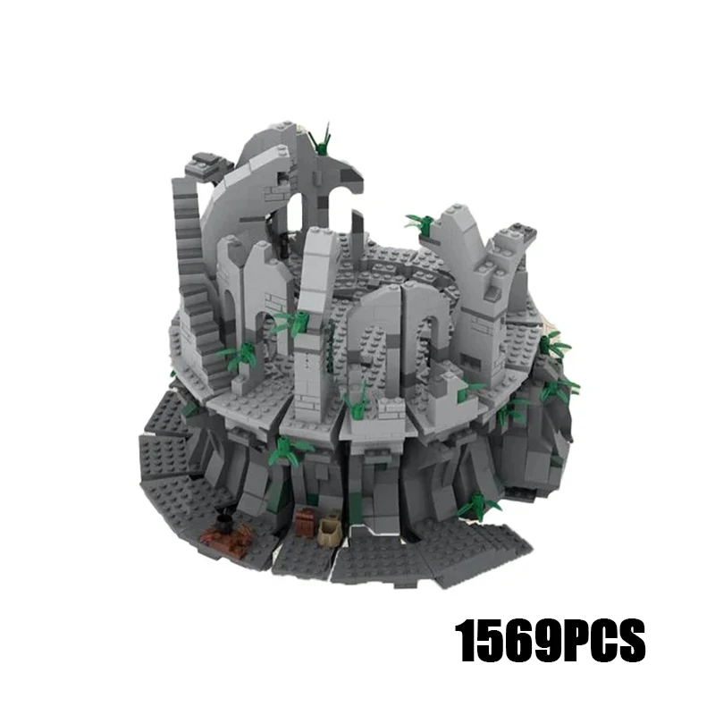 

Moc Building Blocks Magical Rings Movie Scene Weather top Model Technology Bricks DIY Assembly Street View Toys Children Gifts