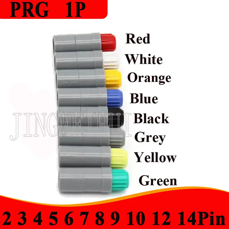 

PRG PRA PRB PRC 1P 2 3 4 5 6 7 8 9 10 12 14 pin medical plastic round push-pull self-locking connector floating female socket