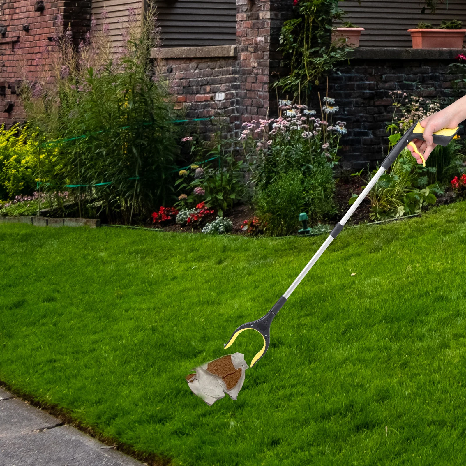 

Foldable Trash Picker Litter Clip Grabber Heavy Duty Pickup Tool Elderly Cleaning Supplies Aluminum Storage Unique