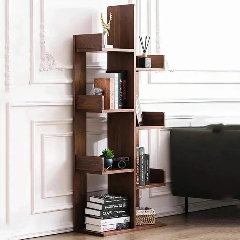 Library Book Multi-purpose Shelf Display Stand Furniture Organizer Room Cube Storage Bookshelf Librero Rack Modern Living