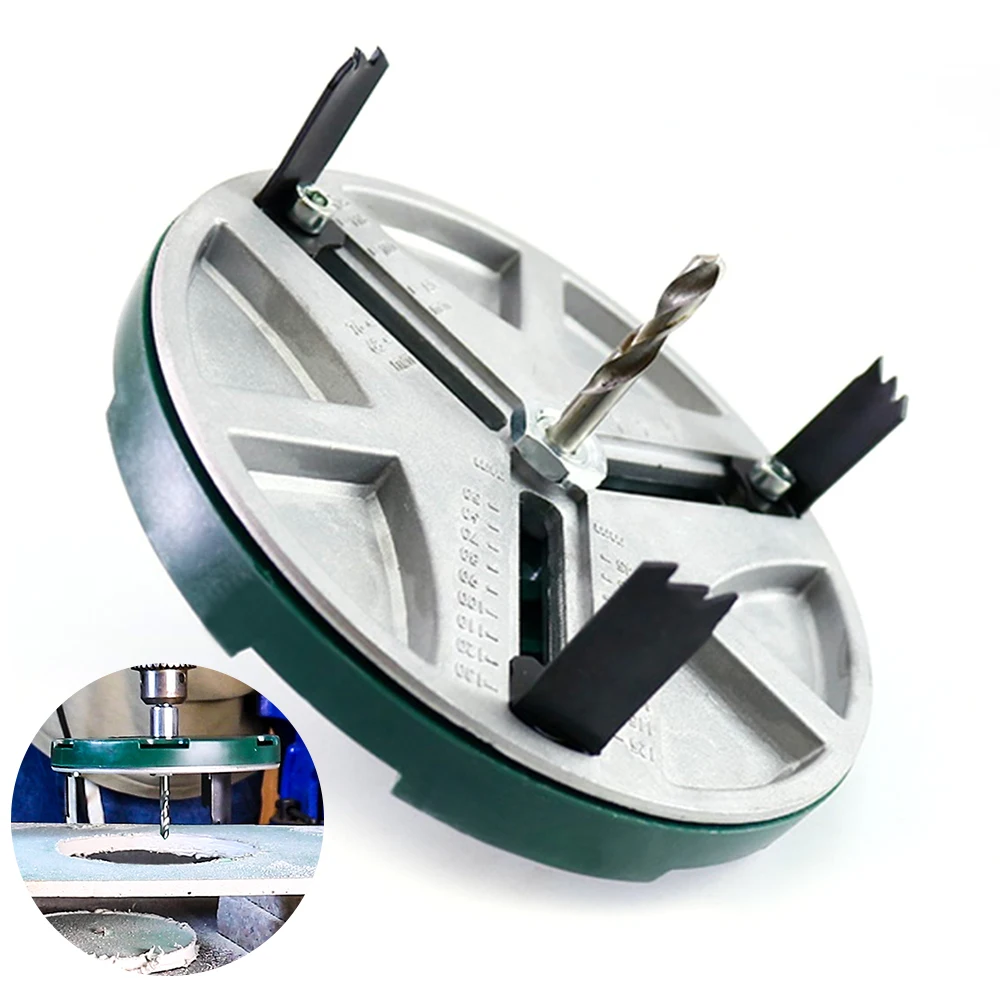 1Pc 45mm-130mm Adjustable Hole Saw WoodworKing Hole Cutter Cutting Tools For Plasterboard Softwood Board Home Improvement