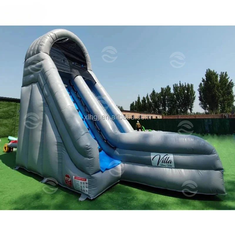 Inflatable Pool Water Slide For Above In Ground Swimming Pool Water Park