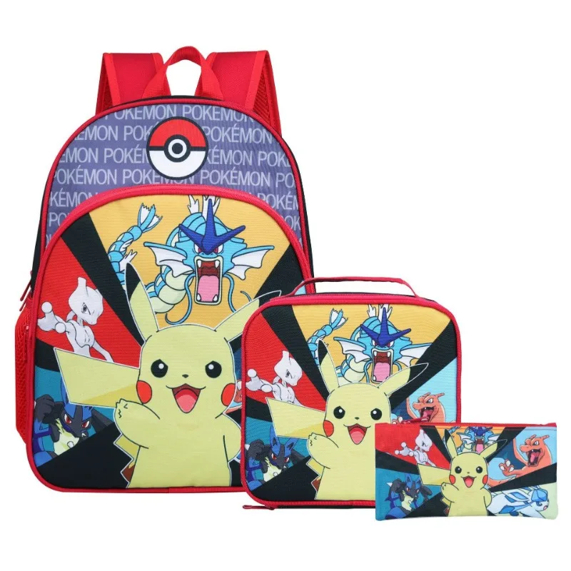 Pokemon Pet Elf Pikachu Schoolbag Children\'s Large-capacity Boys Girls Shoulder Bag Light Durable Backpack Convenient Travel New