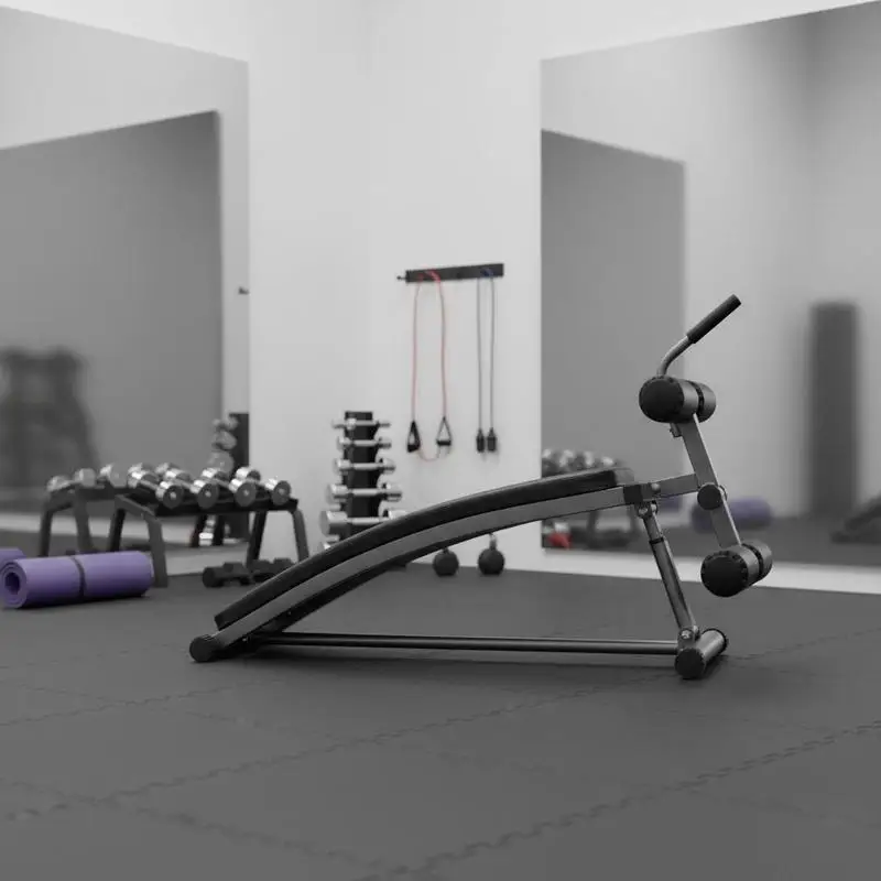 Adjustable Decline Abdominal Board 50x15 Inch For Home Gym Strength Training Full Body Workouts, Reverse Crunch Handle 6 Height Settings 600 Lbs Capacity Heavy Duty Metal Frame Fitness Equipment view 6