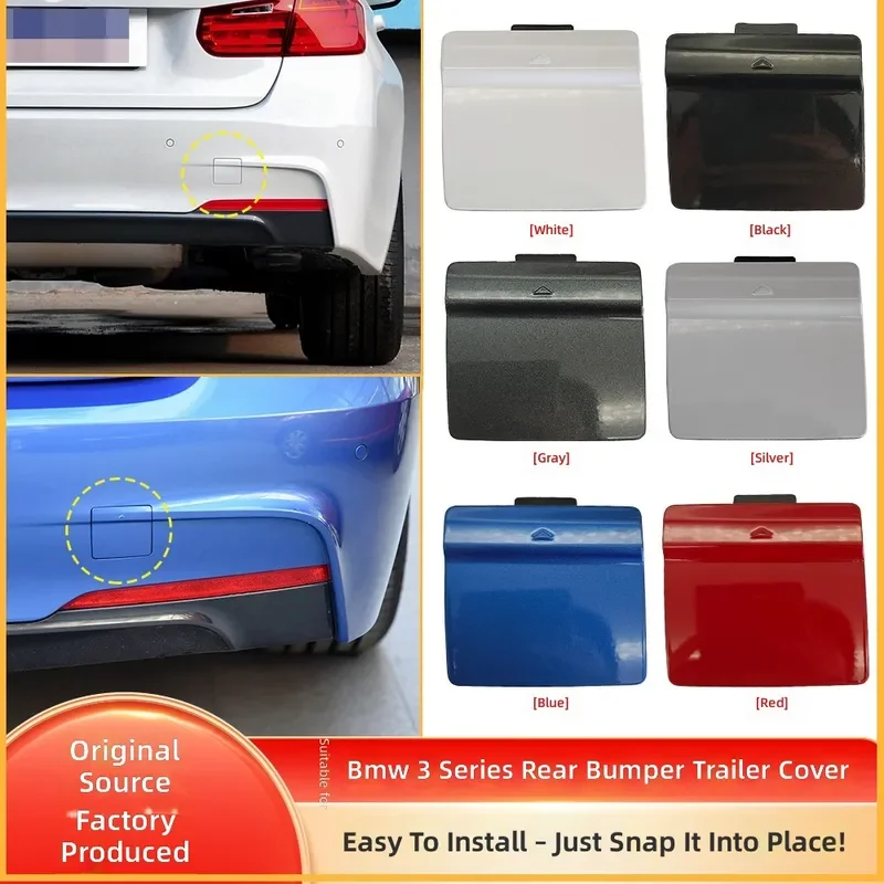 For BMW 3 Series F30 M Sport Rear Bumper Tow Hook Cover Trim 51128056615