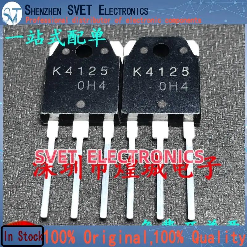 

10PCS-50PCS K4125 2SK4125 TO-3P MOS600V 17A Original In Stock Fast shipping