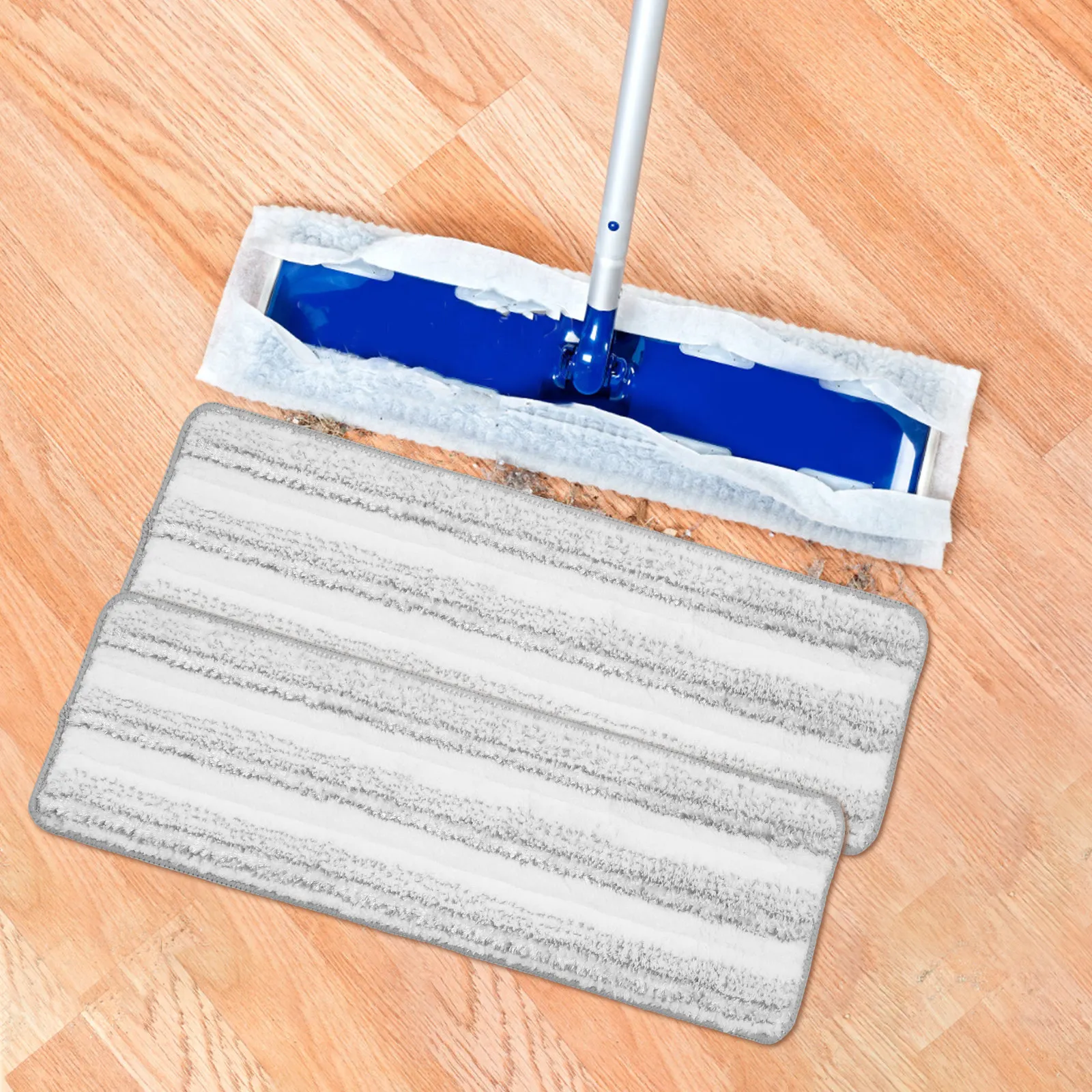 2Pcs Mop Pad Replacements Flat - Home Office Marketing avaliação e preço
