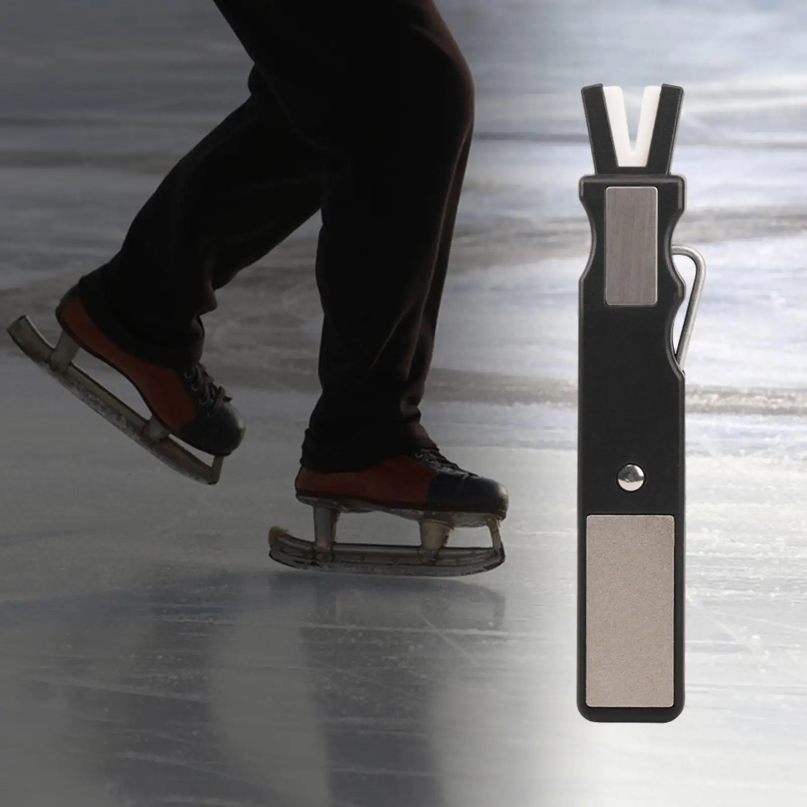 Affûteur de patins à glace, accessoires RE Edger, déterminer l'affûtage, extracteur de dentelle, affûteur de lame pour patinage artistique, extérieur