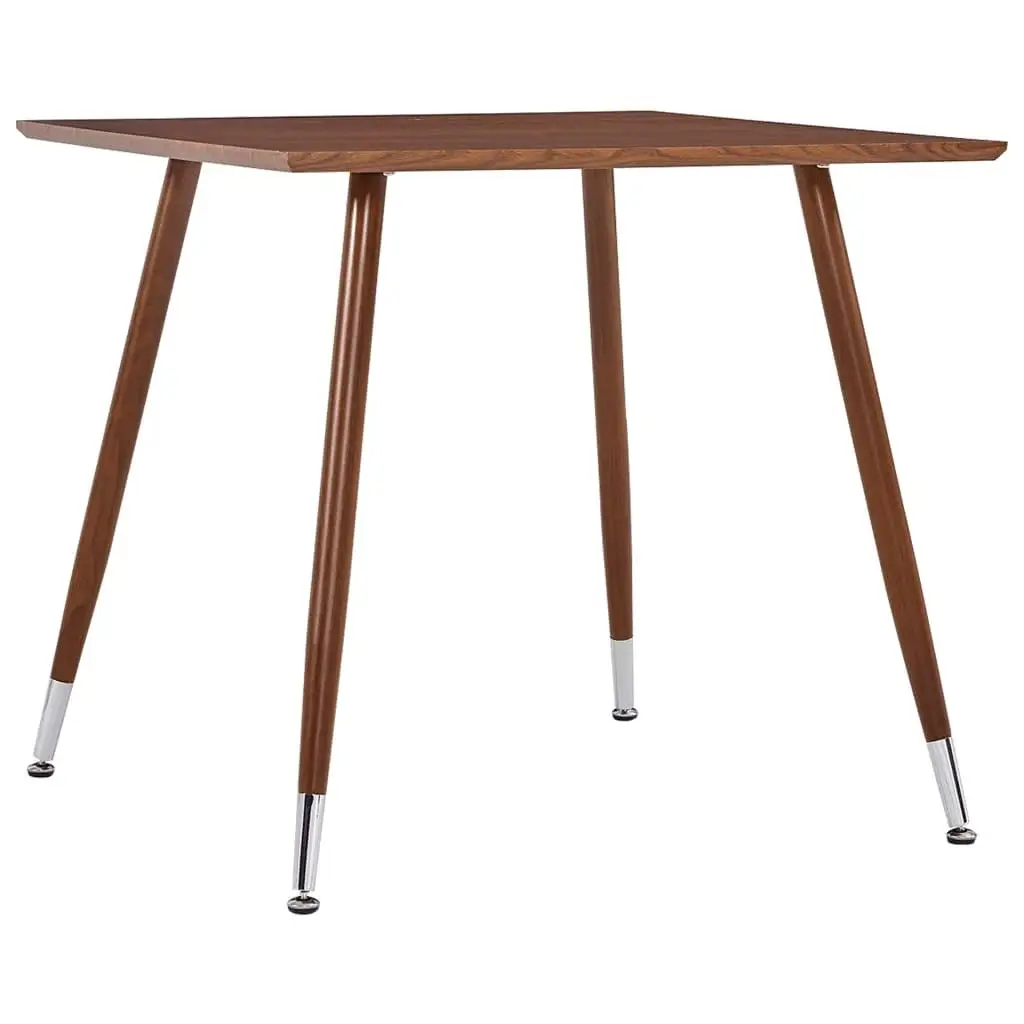 

Brown Dining Table 31.7x31.7x28.7 Inches - Modern Compact Design for Small Spaces