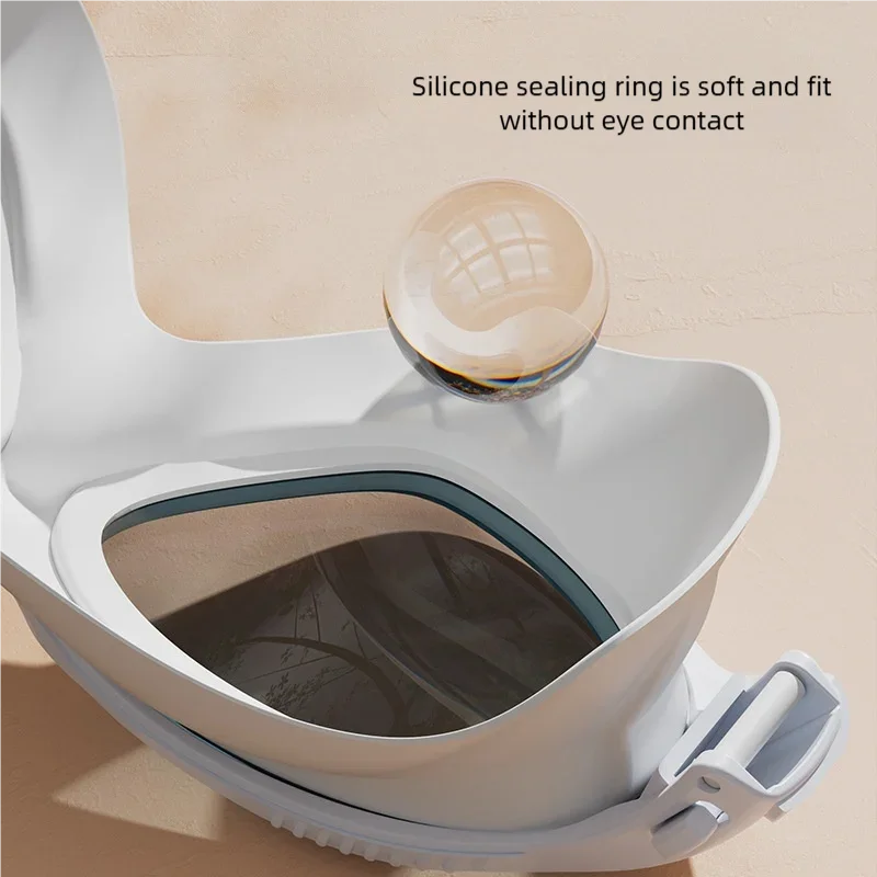 Seasprint profissional adulto anti-nevoeiro lente de proteção uv homens mulheres óculos de natação à prova dwaterproof água ajustável silicone óculos de natação