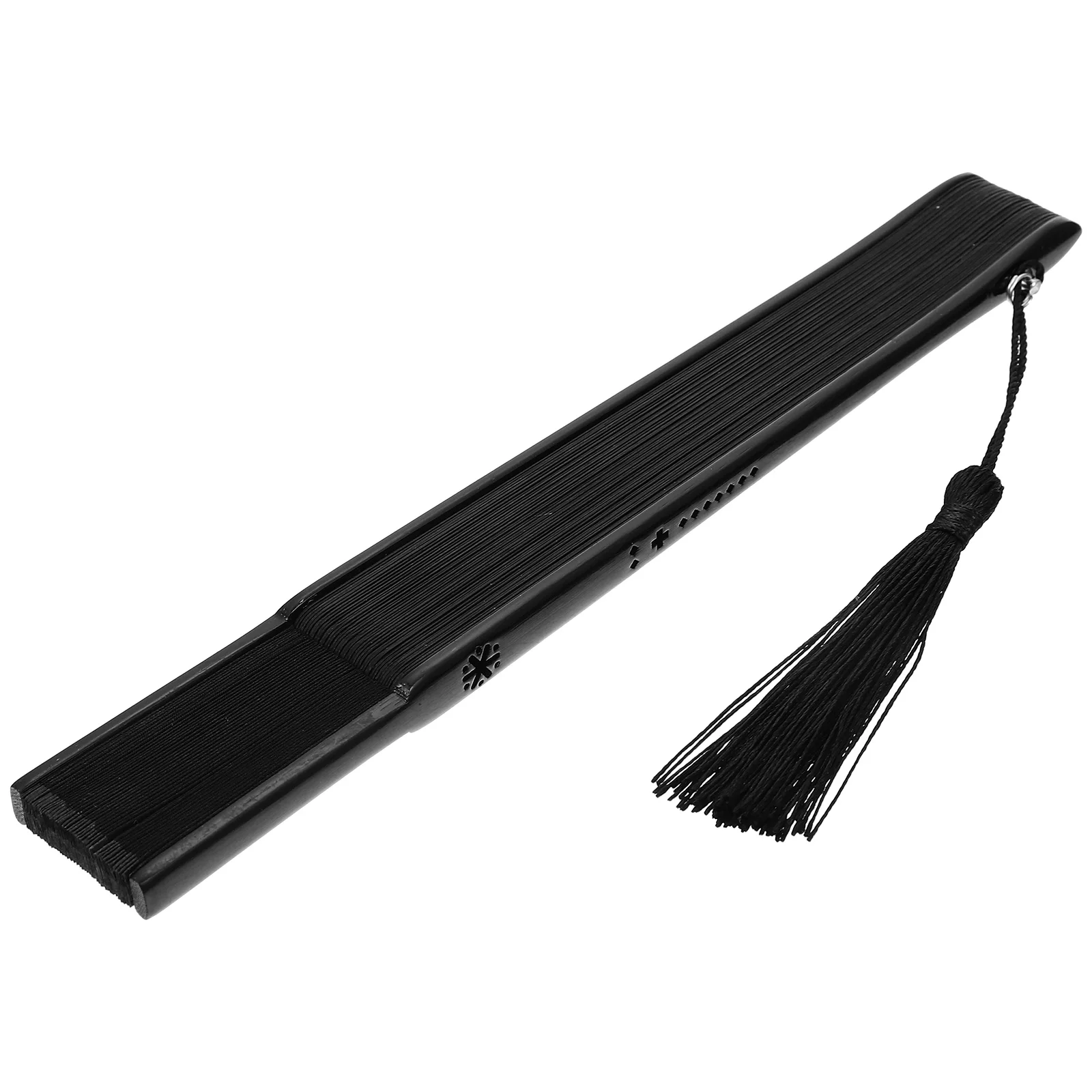 

Portable H Folding Fan Bamboo Tassel Held Foldable Home Decor Practical Japanese Style Small Exquisite Creative Store