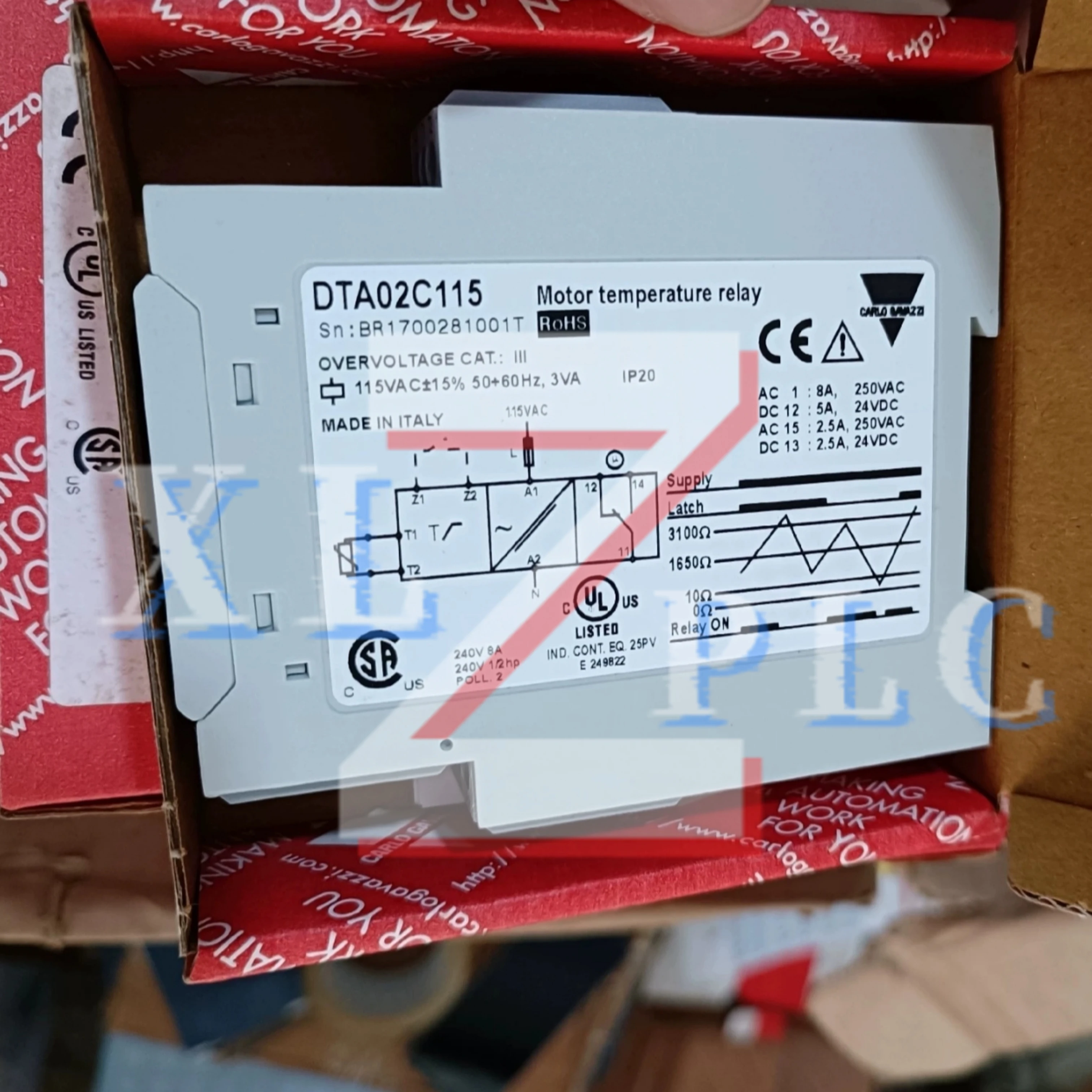 

DTA01C115 DTA01C230 DTA02C115 new original Motor over-temperature protection relay