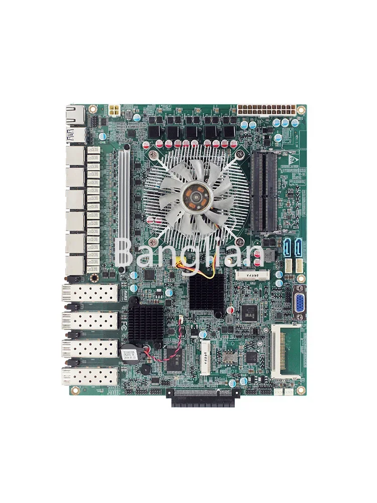 6 Network Ports, Intel I211 Gigabit, 4 Optical Ports, 2*BYPASS Soft Route, ATX Industrial Control Motherboard