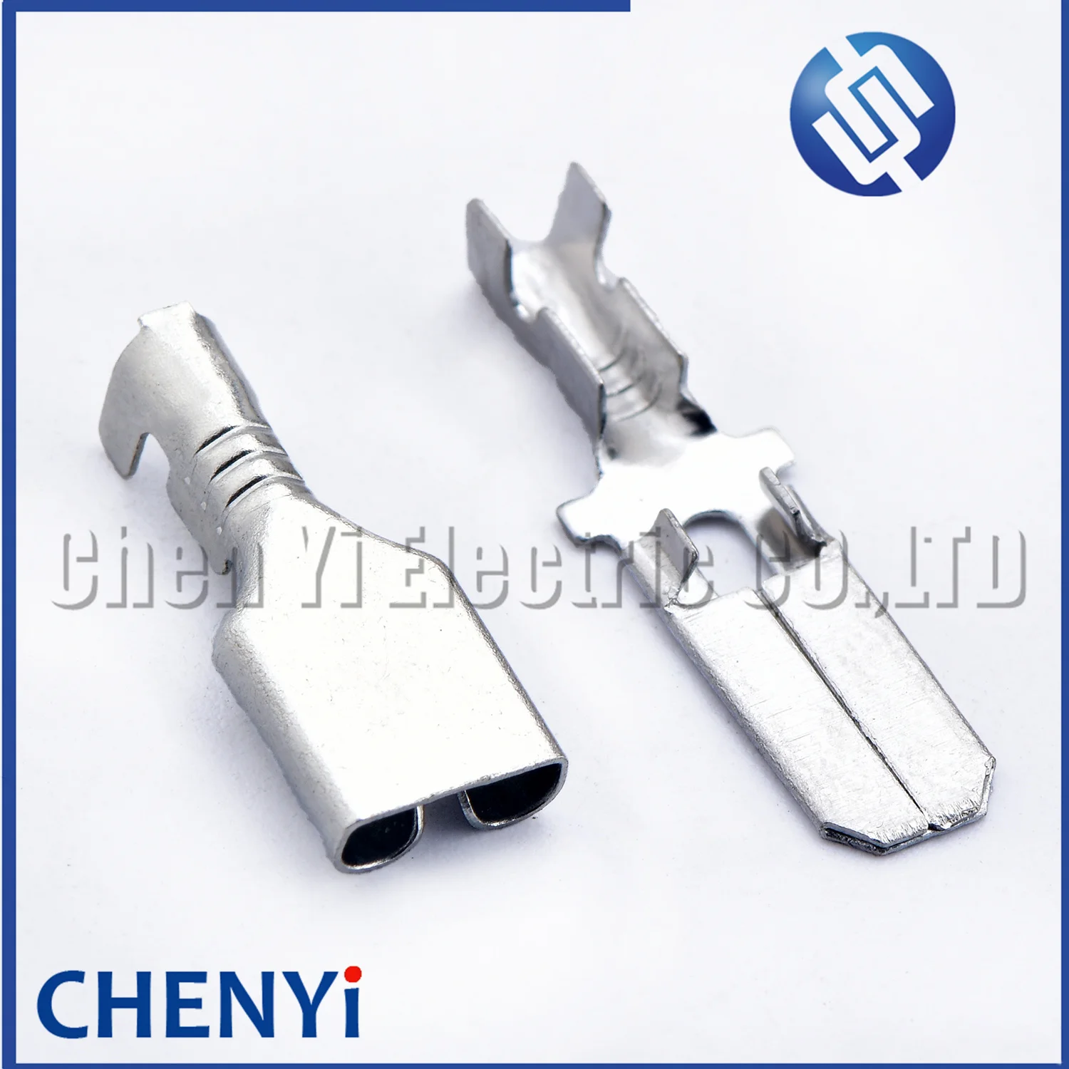 50 Pcs 6.3mm series male female auto wire terminal for connector crimp loose pin Brass tin plating terminals 1500-0080 7116-2641