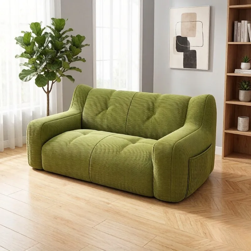 Single Double Lazy Tatami Sofa, Floor Reclining Couch for Small Apartment Living Room