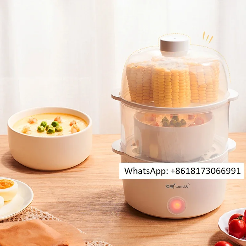 Jiesai Steamed Egg Cooker Automatic Power Off Home Small Multi functional Egg Cooker Breakfast Machine