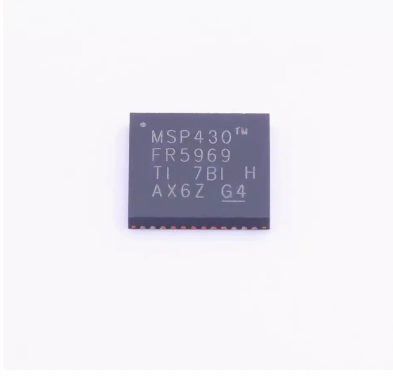 DIXSG RXDNA NEW MSP430FR5969IRGZR VQFN48 MSP430 CPUXV2 FRAM Microcontroller IC 16-Bit 16MHz 64KB (64K x 8) FRAM 48-VQFN (7x7)