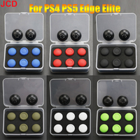 JCD For PS4 PS5 Edge Elite Game Controller Handle Metal High and Low Rocker Cap Paddle Paddle Back Button Replace Accessories