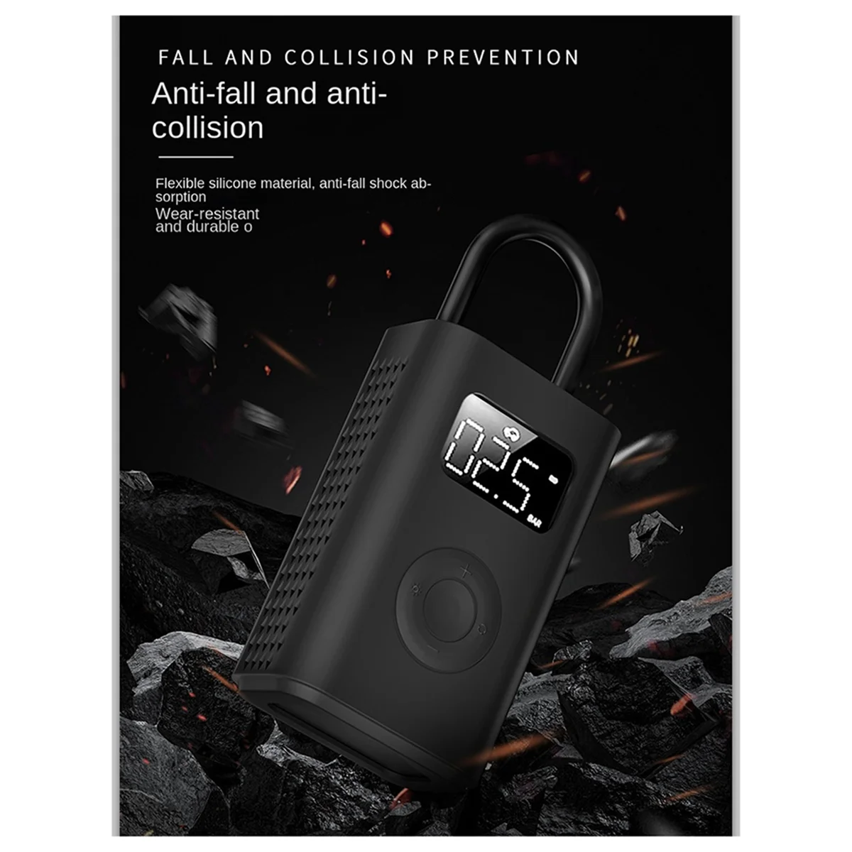 

A71P Inflatable Treasure Protective Cover Portable Pump Universal Protective Shell Inflatable Pump Silicone Anti-Fall