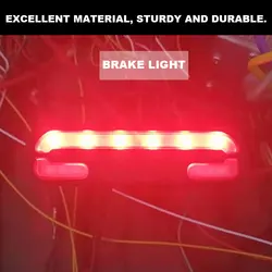 36V 48V 60V Electric Bicycle Rear Lamp Waterproof LED Safety Night Riding Warning E-bike Taillights Cycling Accessories