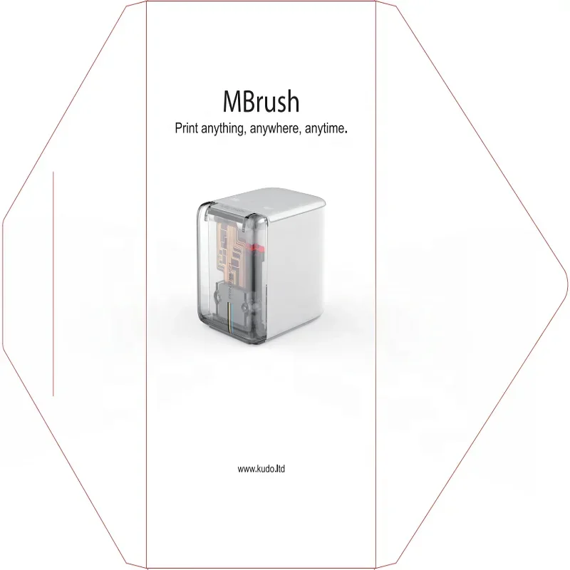 Original MBrush Portable MINI Color Printer The World's Smallest Mobile Color Printer factory