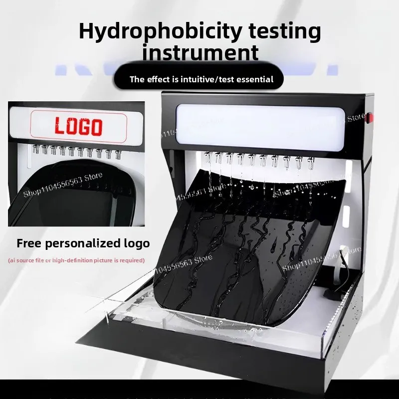 Automotive stealth garment testing tool Hydrophobicity tester Polymer crystal plating coating Hydrophobicity display stand