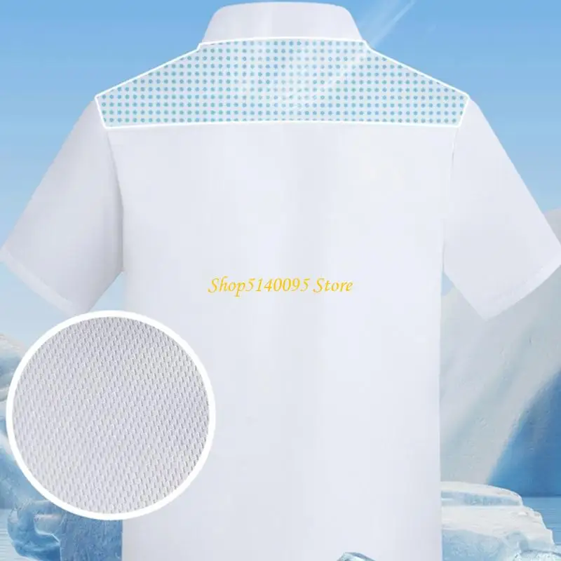 DXAE BEHADBAAR CHEFS JAAG KORTE MOEVEN Katoen Blend Culinair uniform voor mannen