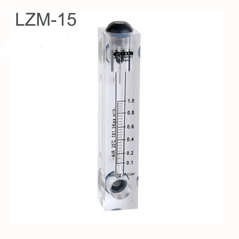 LZM-15 4-40m3/h Panel Type Gas Flowmeter Air Flow Meter rotameter Without Control Valve