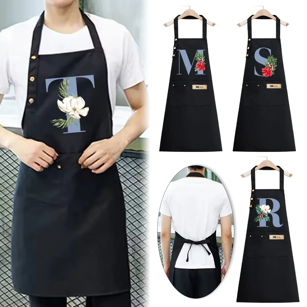 

Apron Fabric Chefs Uniform Cooking Clothes for Breathable Kitchen Print Household Adult Oil Resistant Work All Seasons Catering