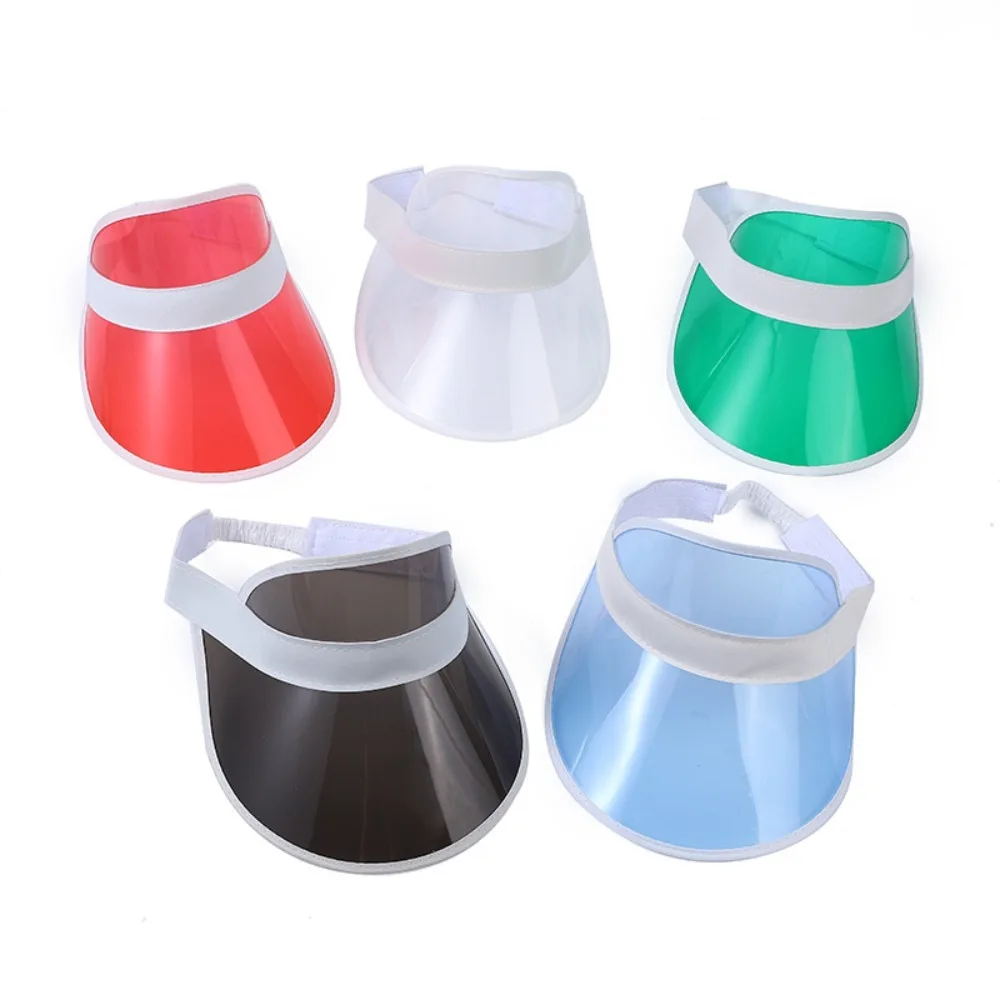 Hot Sale Anti-UV Transparent Sun Visor Hat Flexible Sun-Proof Baseball Hat Bicycle Hiking Sunshade Hat Unisex