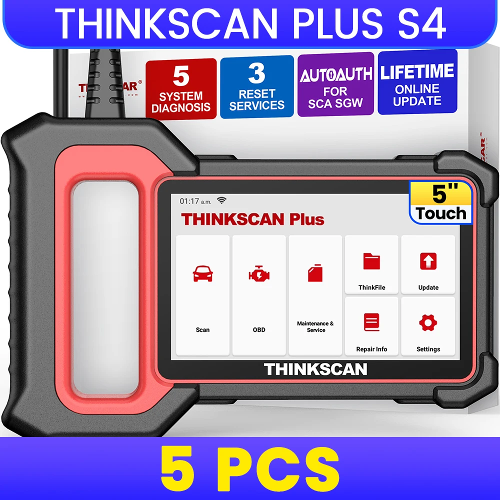 5 10 STUKS THINKCAR Thinkscan Plus S7 S6 S4 OBD2 Scanner Auto Diagnose Gereedschap Automotivo Diagnose Tool