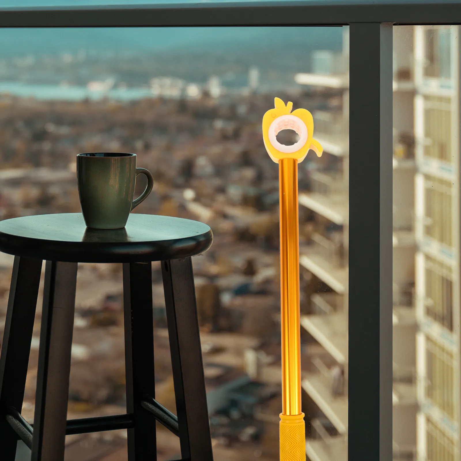 

Telescopic Roof Window Pole with Hook for Easy Operation Long Reach Blind Wand Tool for Home Kitchen Living Room Awning Window