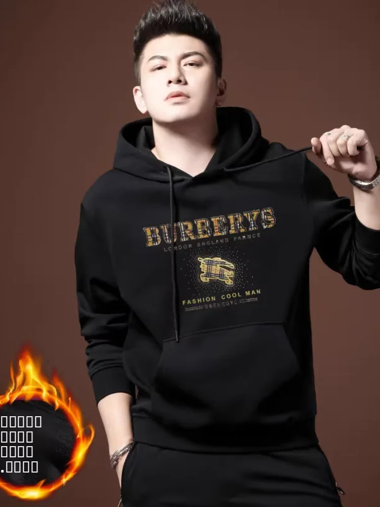 

Men's Hoodie Sweatirt Spring Autumn Trendy Brand Overhead Hooded Top Spring Sle Comfortable Loose Fit Casual Wear