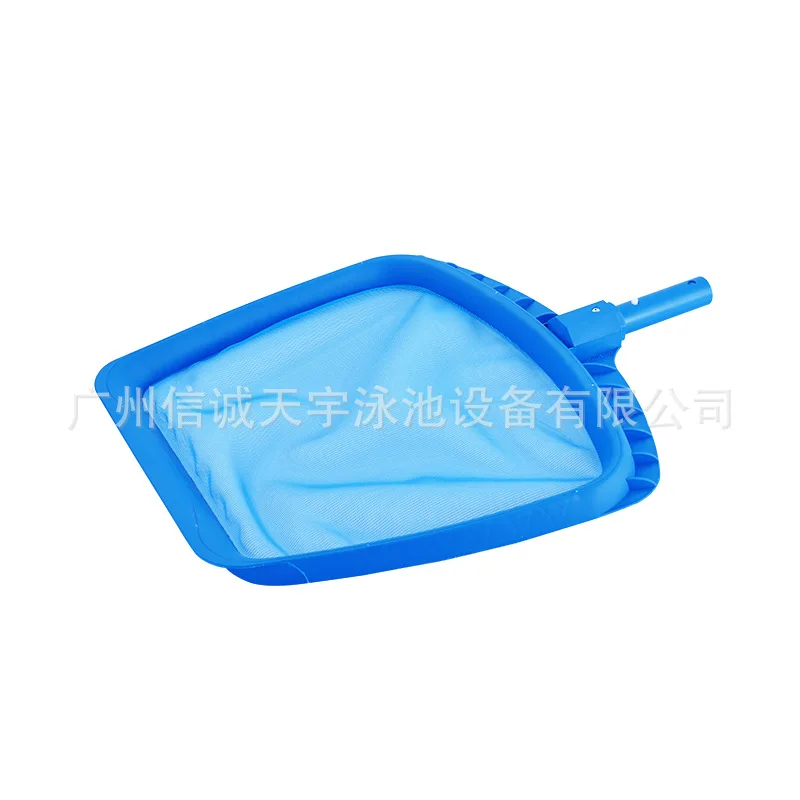 Swimming Pool Leaf Skimmer Net Fine Mesh Reinforced Shallow Water Cleaning Tool Thickened Frame Leaf Rake Scoop