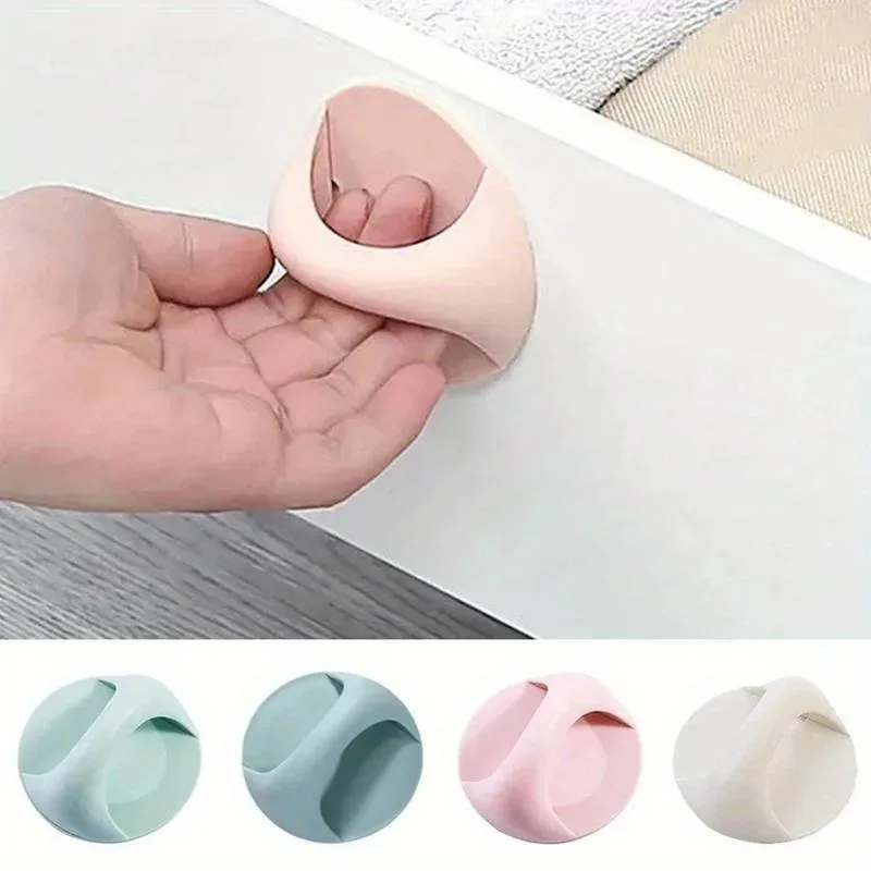 10Pcs Nordic Furniture Glass Window Sliding Door Strong Seamless Self Adhesive Auxiliary Handle Household Cabinet Suction Cup