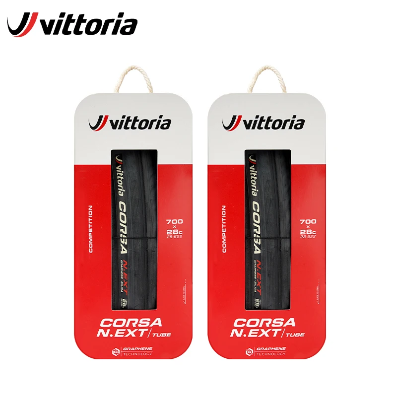 

Vittoria Corsa N.EXT Bicycle Road Tire 700 x 26C/28C/29C/30C Tubeless & No Tubeless Boxed Folding Anti-Puncture 100TPI Per Layer