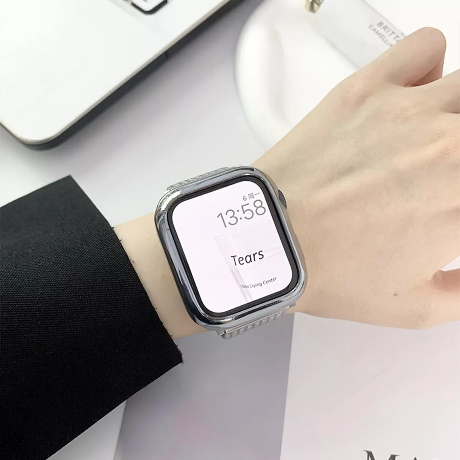 TPU Case For Apple Watch Series 10 42mm 46mm 9 8 7 41/45mm No Screen Full Protector Bumper Cover For iWatch 6 5 4SE 40/44mm 38mm