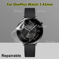 Ultra Slim Screen Protector For OnePlus Watch 3 2 2R 43mm Anti Scratch Soft TPU Repairable Hydrogel Film -Not Tempered Glass