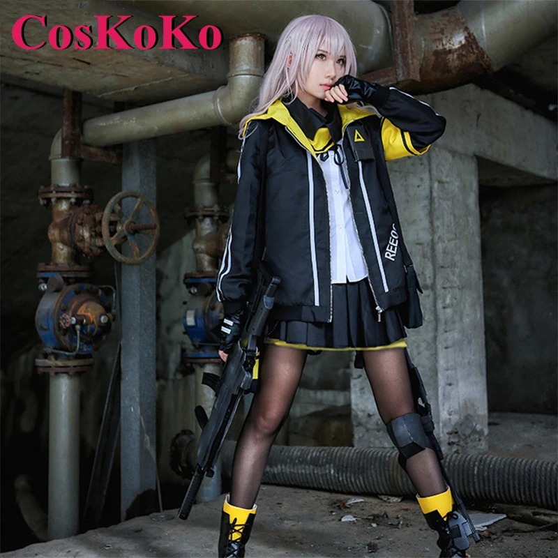 CosKoKo Ump45 Cosplay Anime Game Girls Frontline Costume Big Boss Guerrilla Warfare Uniform Halloween Party Role Play Clothing