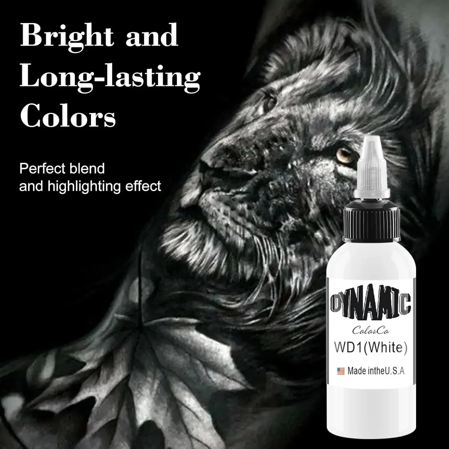 

Triple Black Tattoo Ink /White Tattoo Ink Pigment 1oz/2oz/3oz/4oz Friendly Tattoo Supplies Professional Black Tattoo Ink