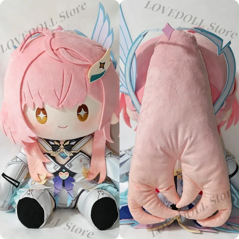 40cm Game Sitting Posture Toys Aemeath Wuthering Waves Game Character Plush Stuffed Cotton Doll Plushie Change Clothes Mascot