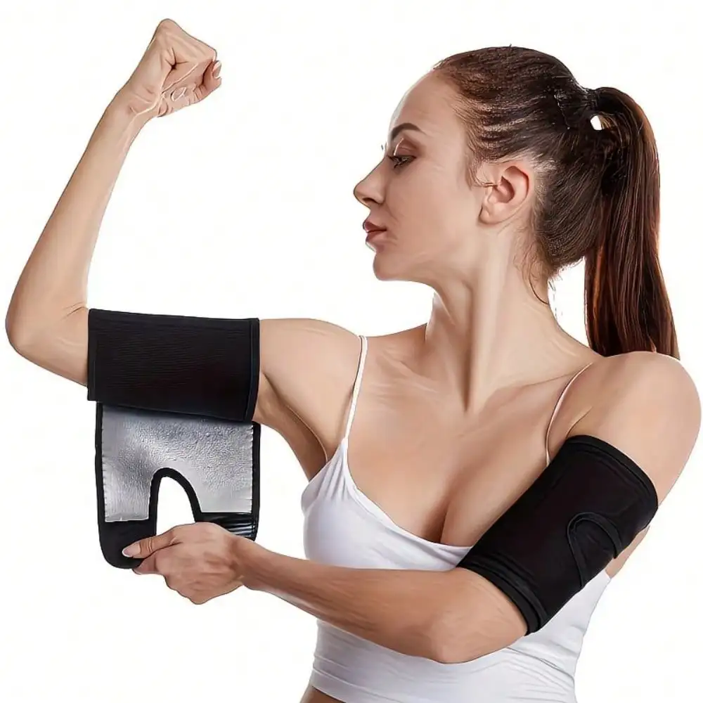 1pc 1pc Unisex Arm Fitness Band, Silver Sauna Coating Lining Arm Sleeve, Sports Training Equipment, Arm Band For Exercise, Fitness Running Arm Band, Fitness Supplies, Effective Workout, Suitable For Gym, Yoga, Pilates, Auxiliary Training - Aliexpress Deal