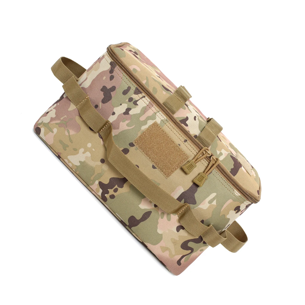 Oxford Cloth Camping Storage Bag Portable Zipper Replacement Hiking Barbecue Stove Burner Pot Organizer Accessories